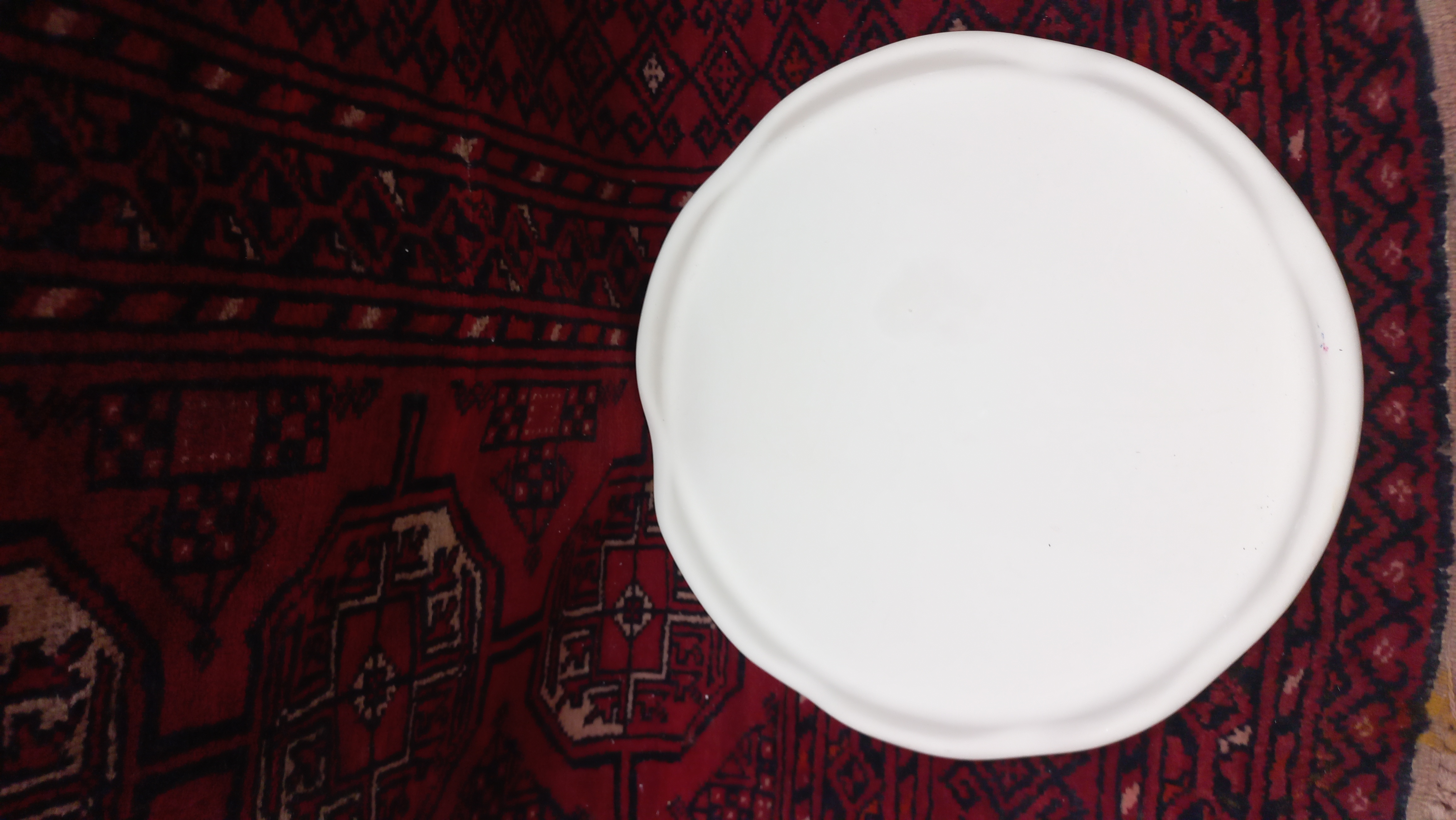 سینی گرد دفرمه بزرگ